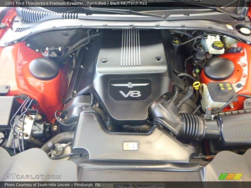 Torch Red / Black Ink/Torch Red 2003 Ford Thunderbird Premium Roadster