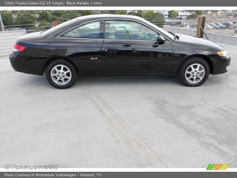 Black Metallic / Ivory 1999 Toyota Solara SLE V6 Coupe