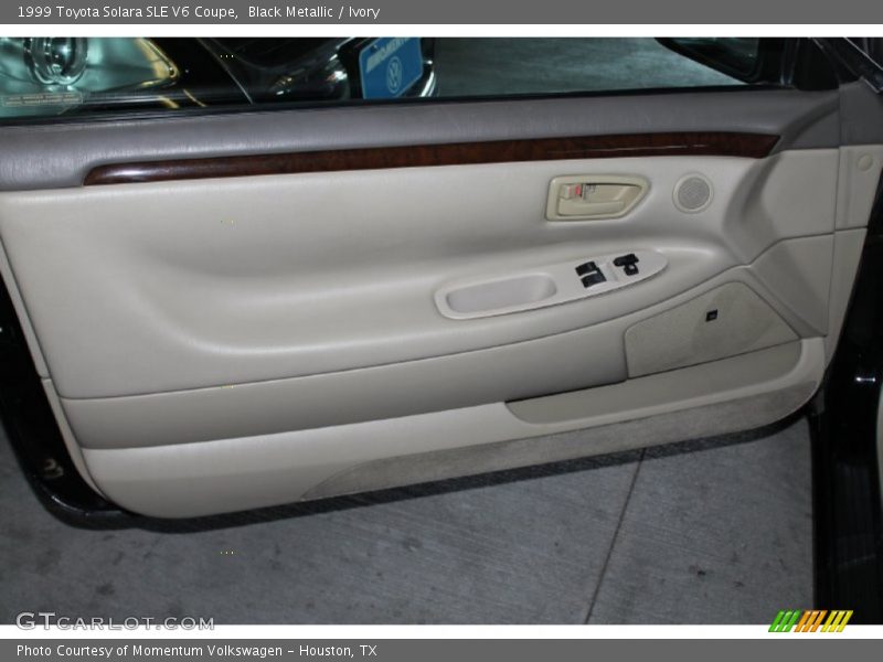 Black Metallic / Ivory 1999 Toyota Solara SLE V6 Coupe