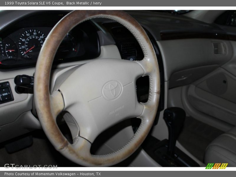 Black Metallic / Ivory 1999 Toyota Solara SLE V6 Coupe
