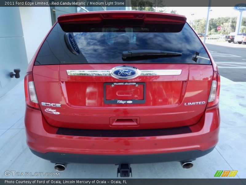 Red Candy Metallic / Medium Light Stone 2011 Ford Edge Limited