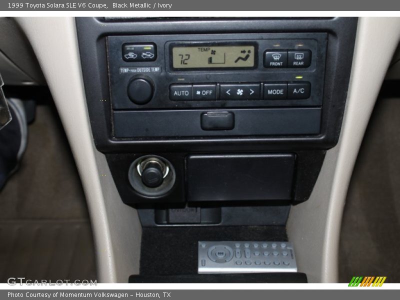 Black Metallic / Ivory 1999 Toyota Solara SLE V6 Coupe