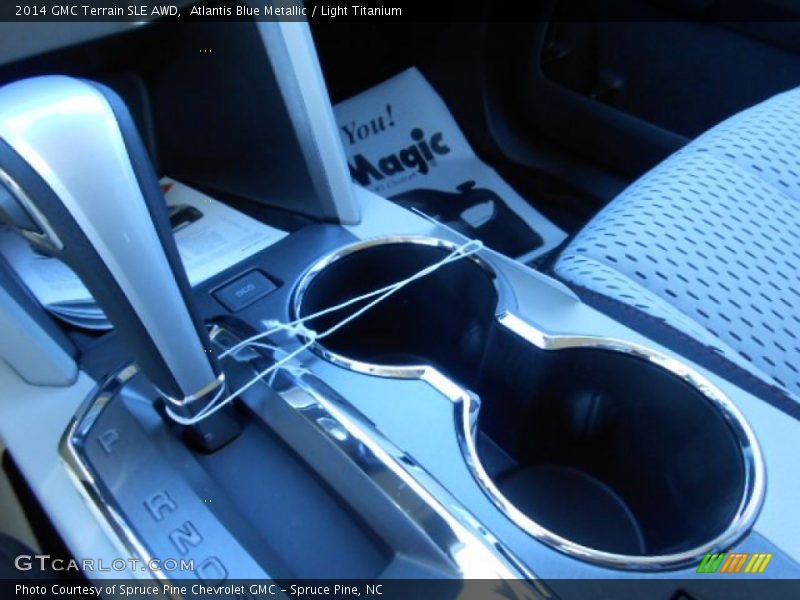 Atlantis Blue Metallic / Light Titanium 2014 GMC Terrain SLE AWD
