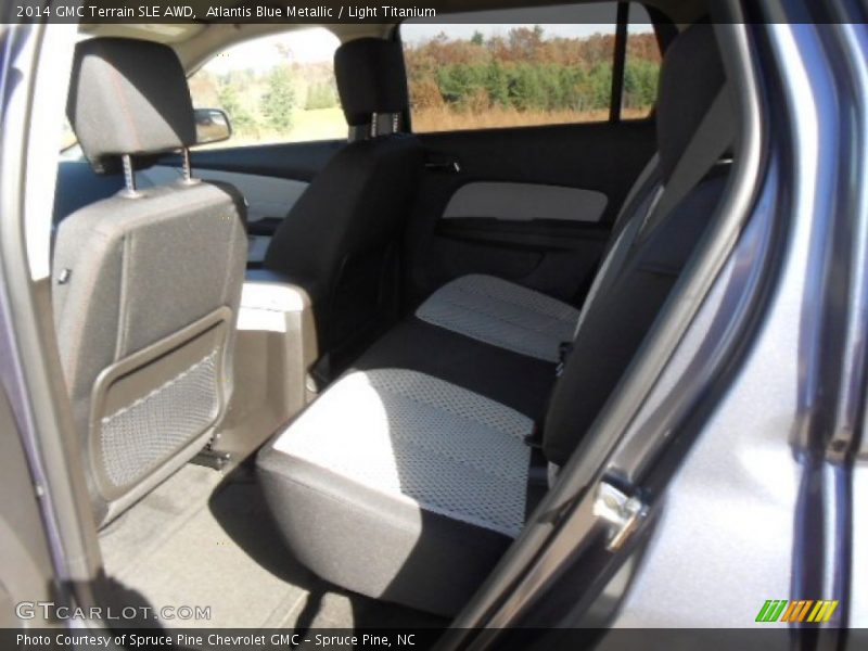 Atlantis Blue Metallic / Light Titanium 2014 GMC Terrain SLE AWD