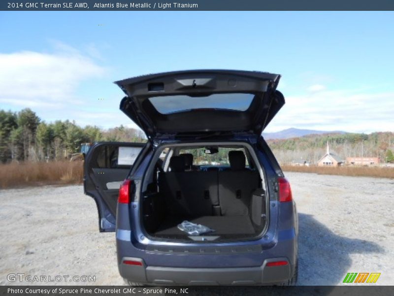 Atlantis Blue Metallic / Light Titanium 2014 GMC Terrain SLE AWD