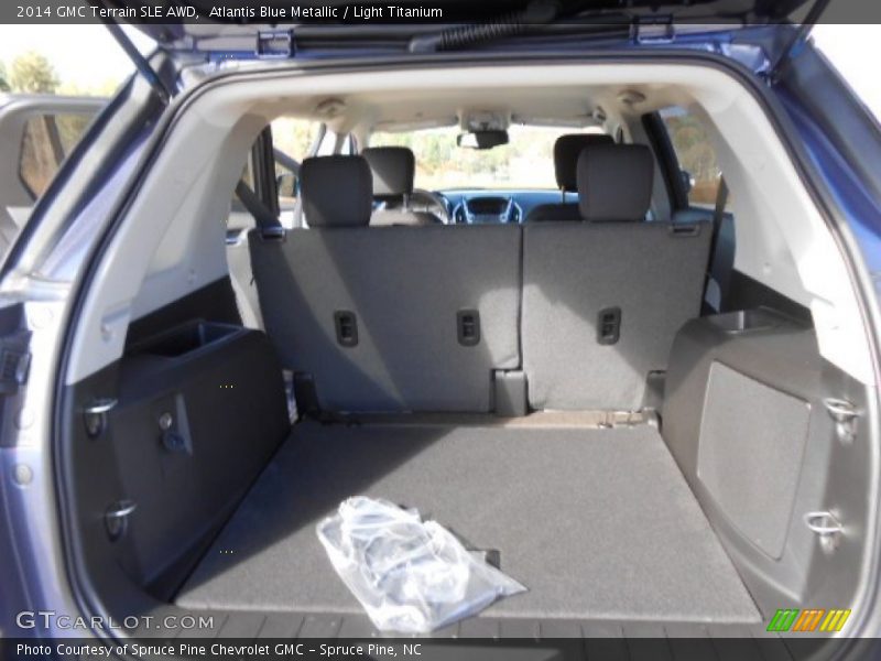 Atlantis Blue Metallic / Light Titanium 2014 GMC Terrain SLE AWD