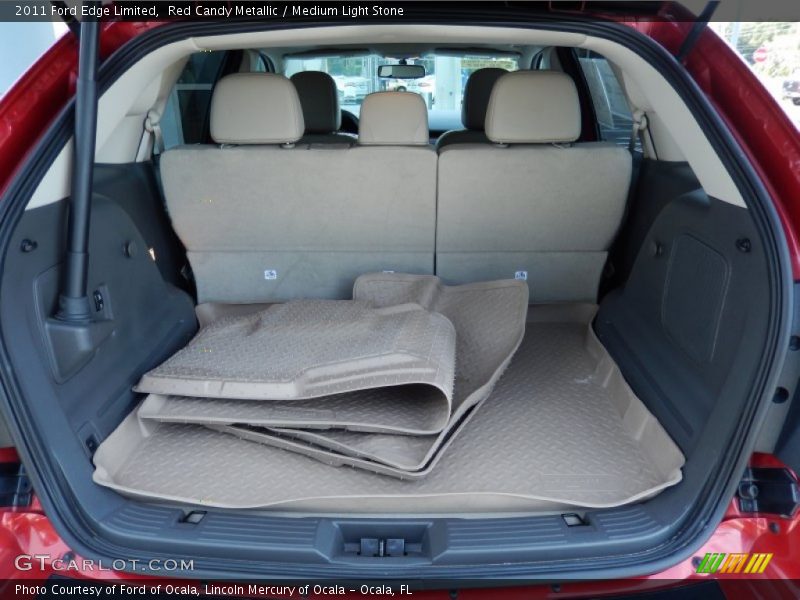 Red Candy Metallic / Medium Light Stone 2011 Ford Edge Limited