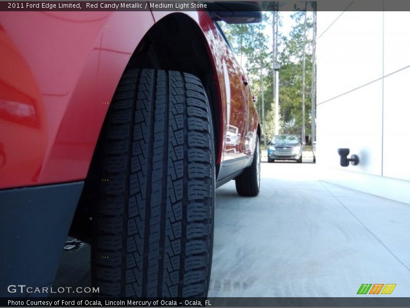 Red Candy Metallic / Medium Light Stone 2011 Ford Edge Limited
