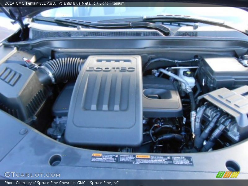 Atlantis Blue Metallic / Light Titanium 2014 GMC Terrain SLE AWD