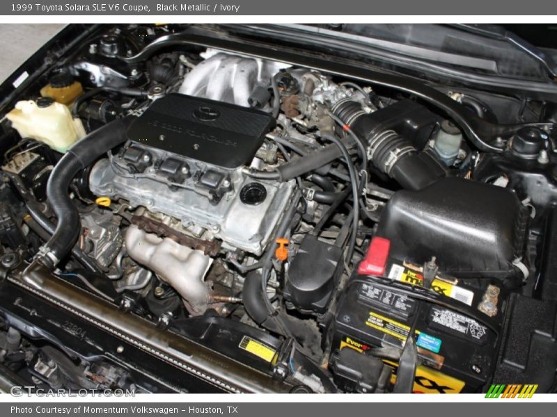 Black Metallic / Ivory 1999 Toyota Solara SLE V6 Coupe