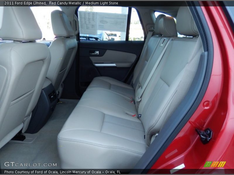 Red Candy Metallic / Medium Light Stone 2011 Ford Edge Limited