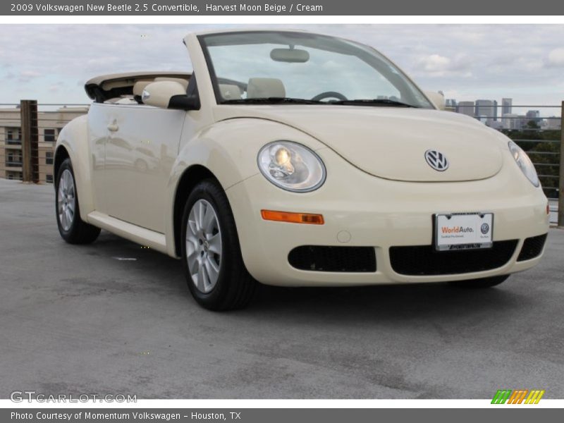 Harvest Moon Beige / Cream 2009 Volkswagen New Beetle 2.5 Convertible