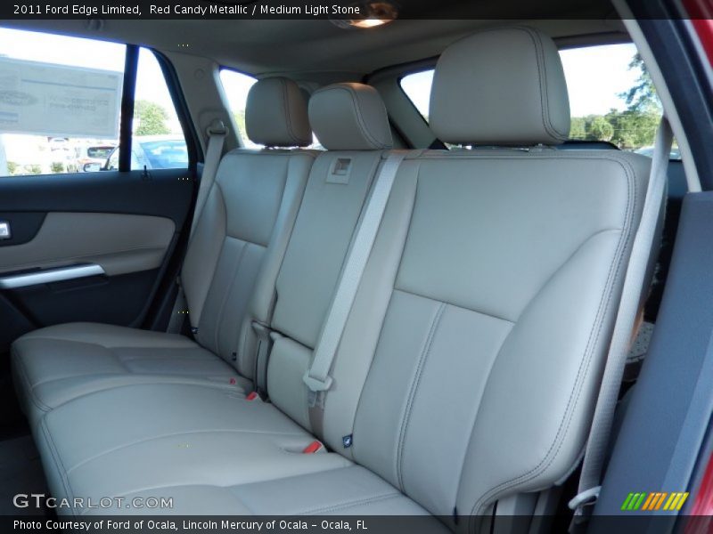 Red Candy Metallic / Medium Light Stone 2011 Ford Edge Limited