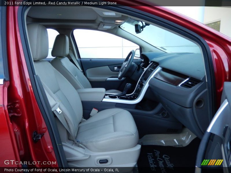 Red Candy Metallic / Medium Light Stone 2011 Ford Edge Limited