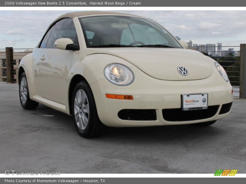 Harvest Moon Beige / Cream 2009 Volkswagen New Beetle 2.5 Convertible