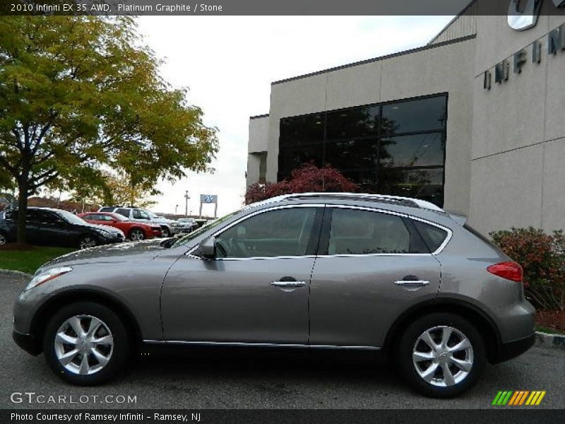 Platinum Graphite / Stone 2010 Infiniti EX 35 AWD