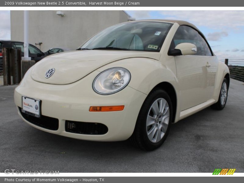 Harvest Moon Beige / Cream 2009 Volkswagen New Beetle 2.5 Convertible