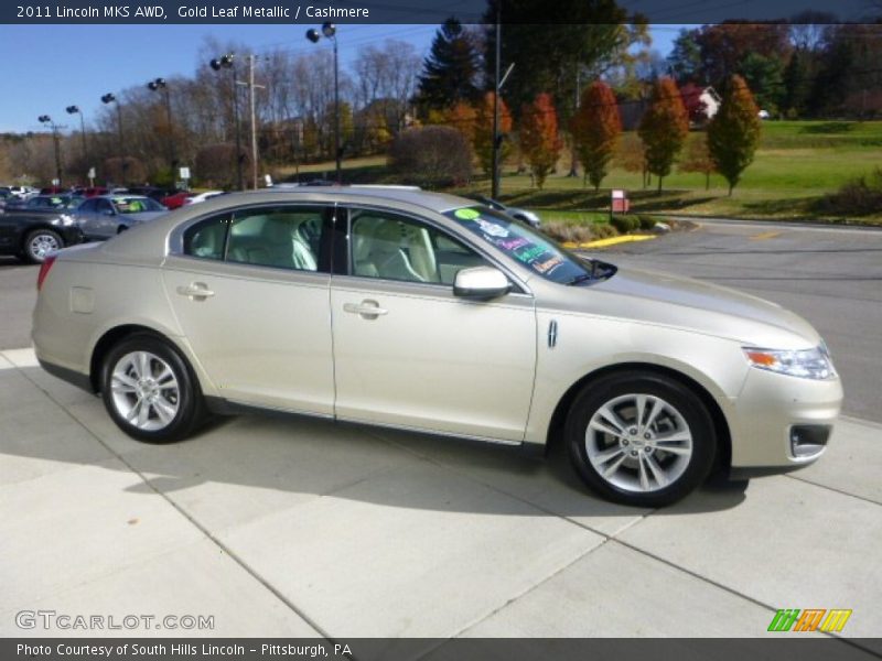 Gold Leaf Metallic / Cashmere 2011 Lincoln MKS AWD