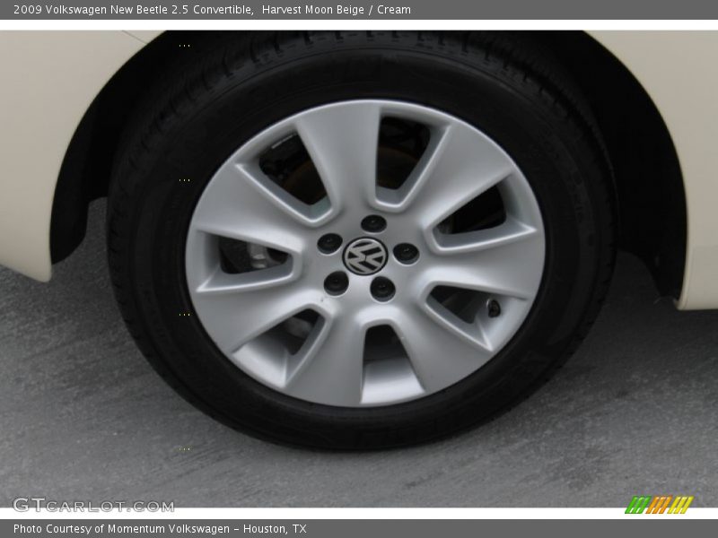 Harvest Moon Beige / Cream 2009 Volkswagen New Beetle 2.5 Convertible