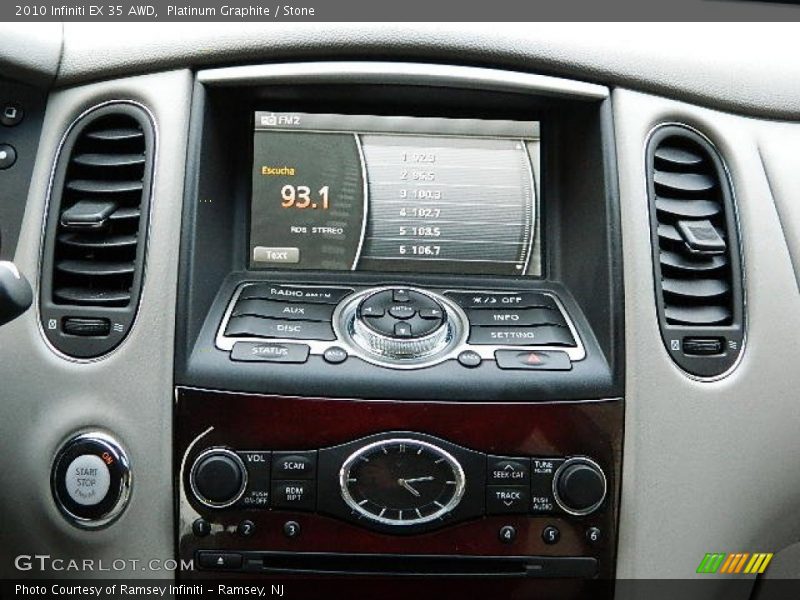 Platinum Graphite / Stone 2010 Infiniti EX 35 AWD