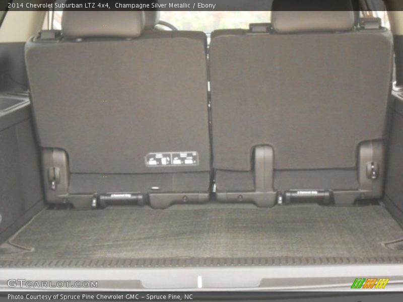 Champagne Silver Metallic / Ebony 2014 Chevrolet Suburban LTZ 4x4