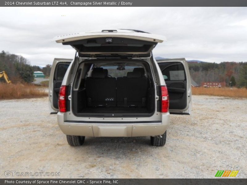 Champagne Silver Metallic / Ebony 2014 Chevrolet Suburban LTZ 4x4