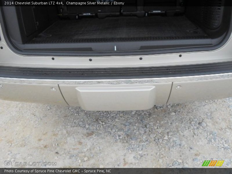 Champagne Silver Metallic / Ebony 2014 Chevrolet Suburban LTZ 4x4