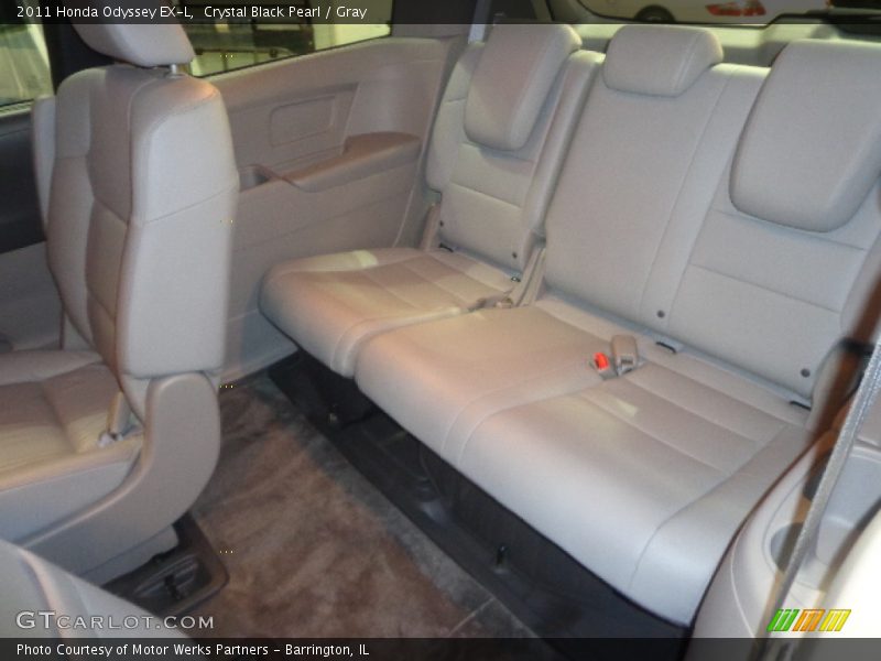 Crystal Black Pearl / Gray 2011 Honda Odyssey EX-L