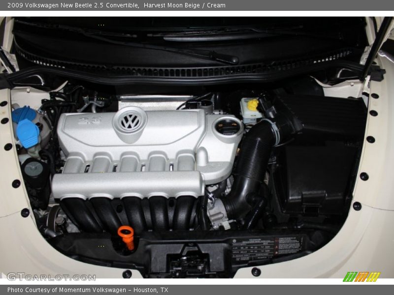 Harvest Moon Beige / Cream 2009 Volkswagen New Beetle 2.5 Convertible