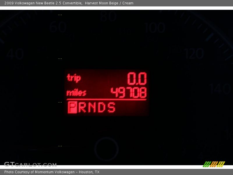 Harvest Moon Beige / Cream 2009 Volkswagen New Beetle 2.5 Convertible