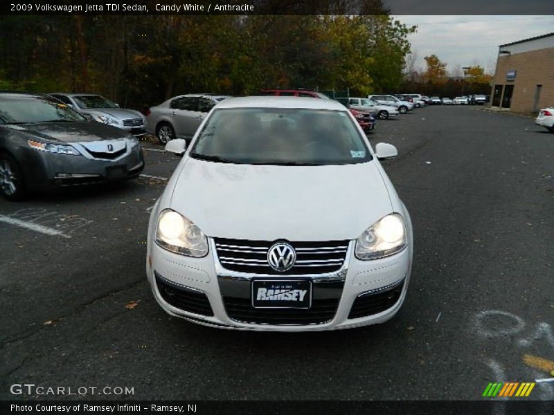 Candy White / Anthracite 2009 Volkswagen Jetta TDI Sedan