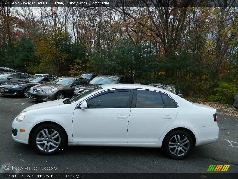 Candy White / Anthracite 2009 Volkswagen Jetta TDI Sedan