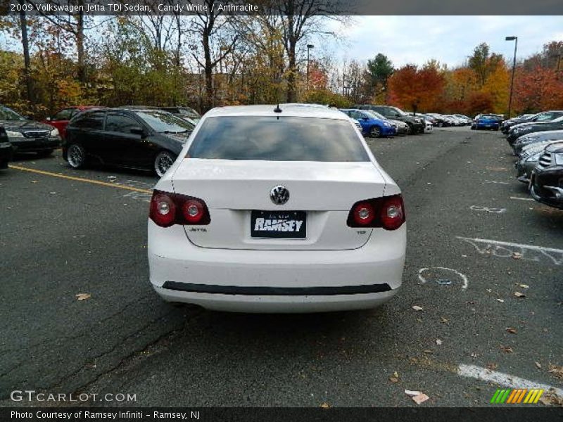 Candy White / Anthracite 2009 Volkswagen Jetta TDI Sedan