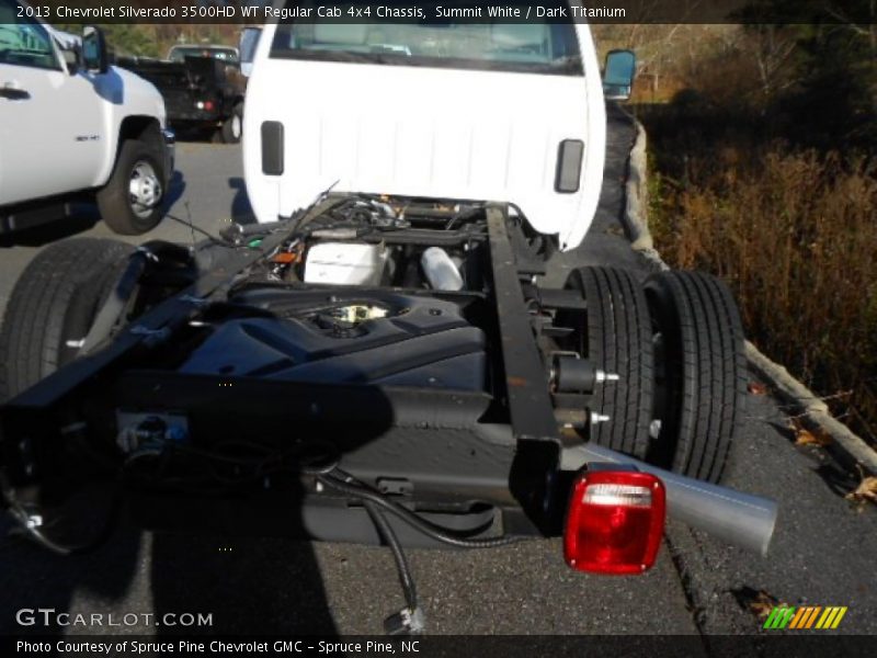 Summit White / Dark Titanium 2013 Chevrolet Silverado 3500HD WT Regular Cab 4x4 Chassis