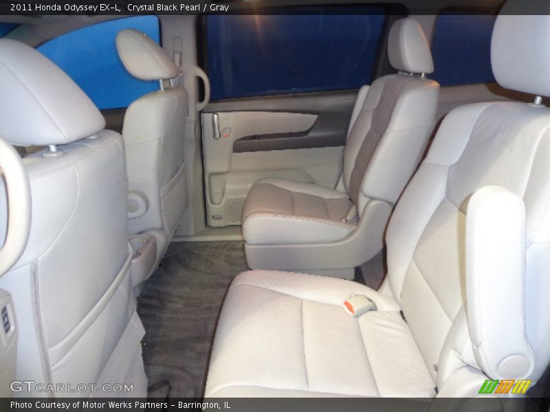 Crystal Black Pearl / Gray 2011 Honda Odyssey EX-L
