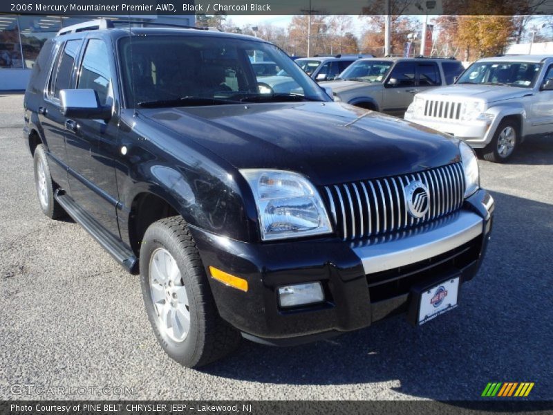 Black / Charcoal Black 2006 Mercury Mountaineer Premier AWD