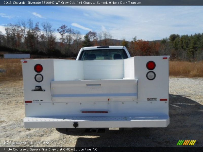 Summit White / Dark Titanium 2013 Chevrolet Silverado 3500HD WT Crew Cab 4x4 Chassis