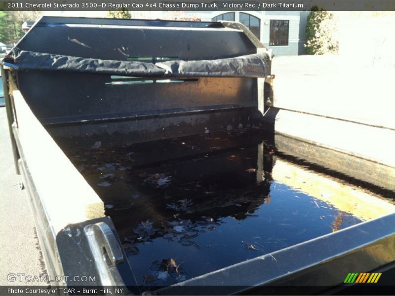 Victory Red / Dark Titanium 2011 Chevrolet Silverado 3500HD Regular Cab 4x4 Chassis Dump Truck