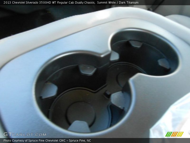 Summit White / Dark Titanium 2013 Chevrolet Silverado 3500HD WT Regular Cab Dually Chassis