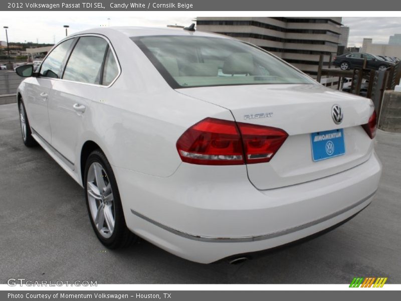 Candy White / Cornsilk Beige 2012 Volkswagen Passat TDI SEL