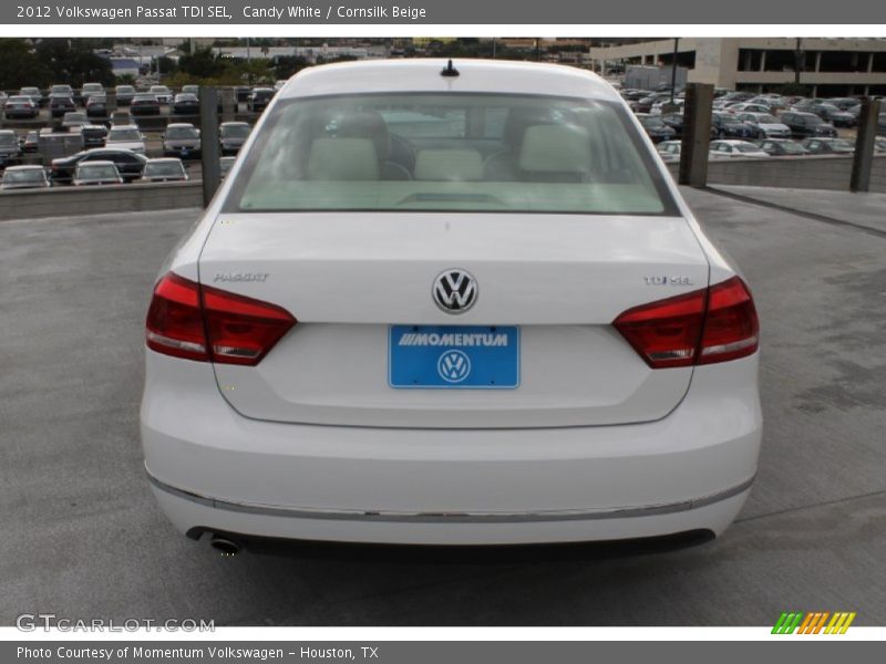 Candy White / Cornsilk Beige 2012 Volkswagen Passat TDI SEL