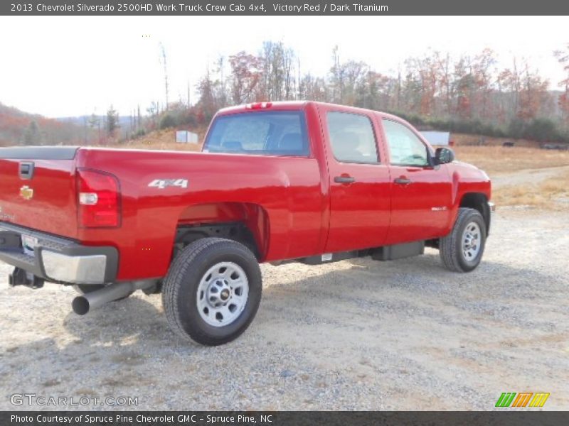 Victory Red / Dark Titanium 2013 Chevrolet Silverado 2500HD Work Truck Crew Cab 4x4