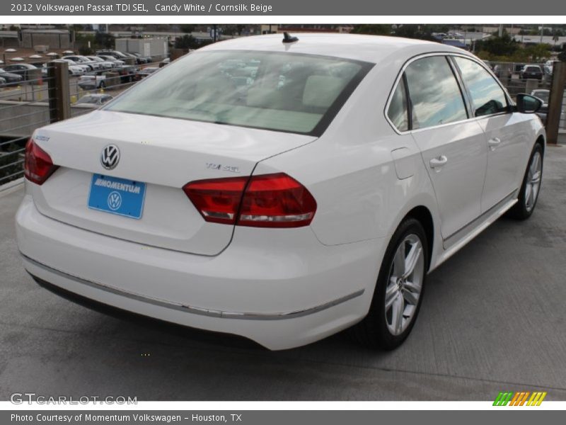 Candy White / Cornsilk Beige 2012 Volkswagen Passat TDI SEL