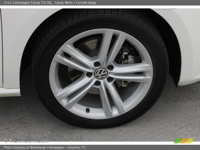 Candy White / Cornsilk Beige 2012 Volkswagen Passat TDI SEL