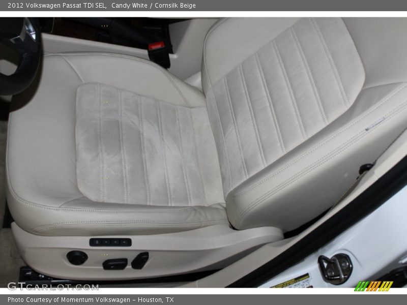 Candy White / Cornsilk Beige 2012 Volkswagen Passat TDI SEL