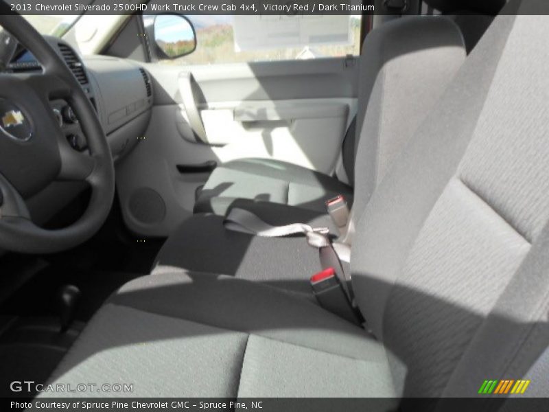 Victory Red / Dark Titanium 2013 Chevrolet Silverado 2500HD Work Truck Crew Cab 4x4