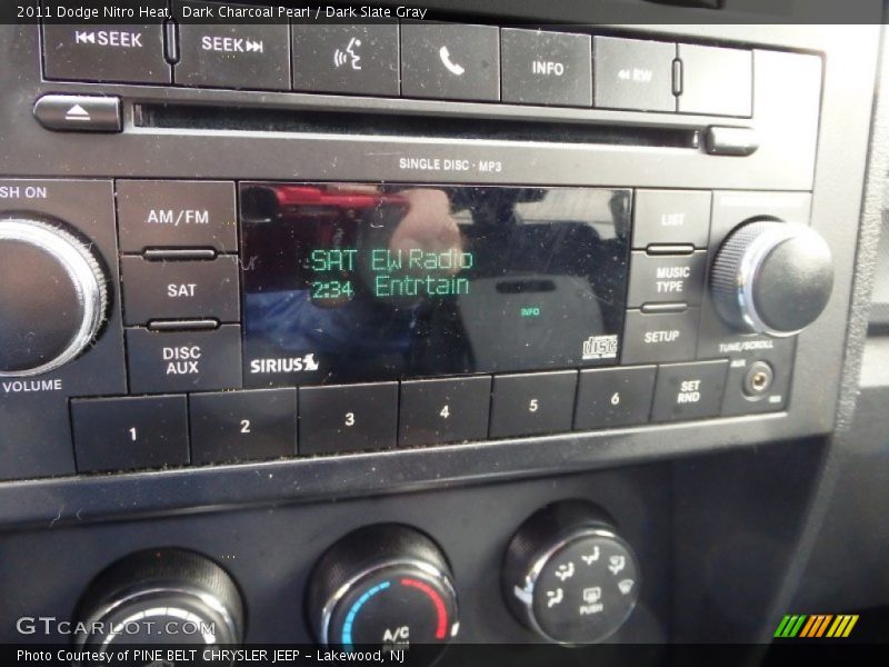 Dark Charcoal Pearl / Dark Slate Gray 2011 Dodge Nitro Heat