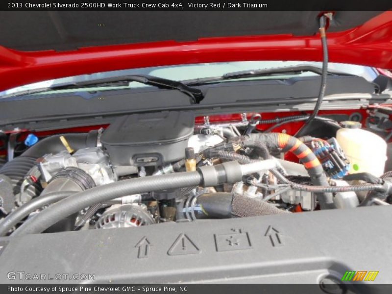 2013 Silverado 2500HD Work Truck Crew Cab 4x4 Engine - 6.6 Liter OHV 32-Valve Duramax Turbo-Diesel V8
