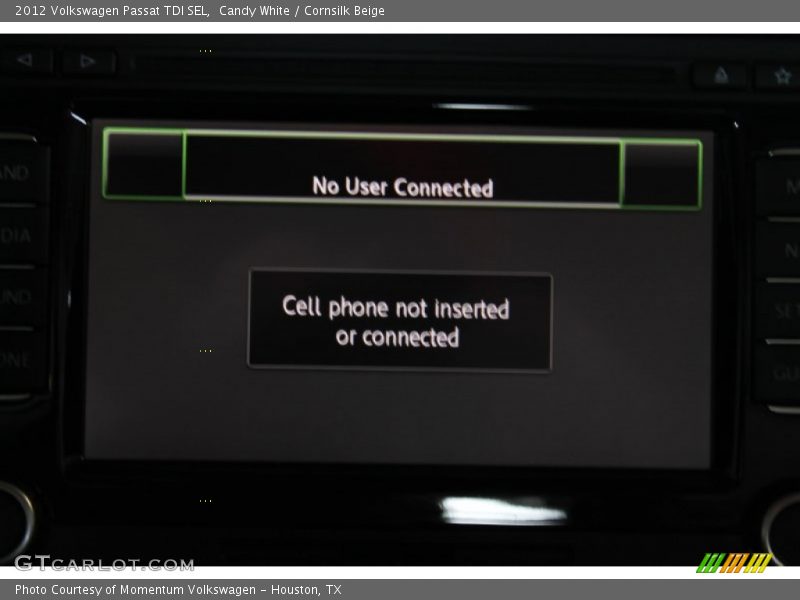 Candy White / Cornsilk Beige 2012 Volkswagen Passat TDI SEL