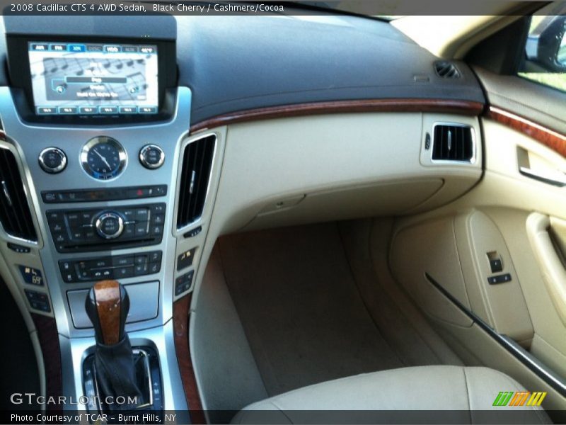 Black Cherry / Cashmere/Cocoa 2008 Cadillac CTS 4 AWD Sedan